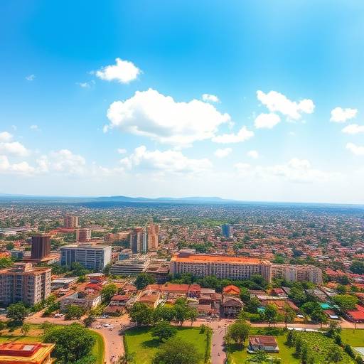 Panoramic view of Kampala, Uganda's capital city