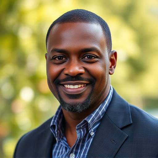 Portrait of David Okello, Marketing Director of Visit Uganda