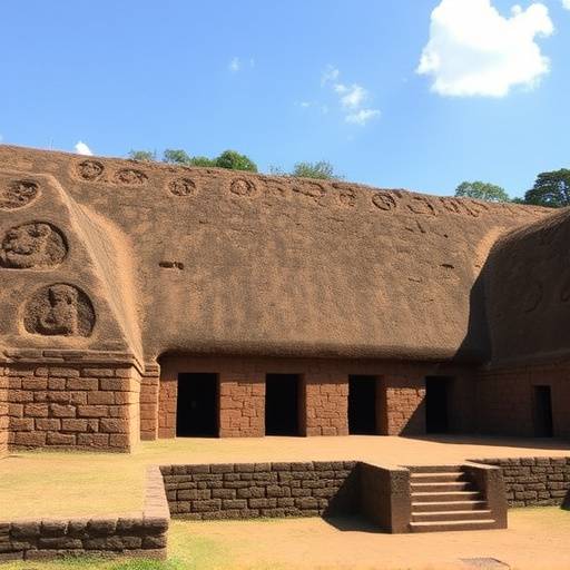 The Kasubi Tombs, a UNESCO World Heritage Site and the burial grounds for the kings of Buganda.